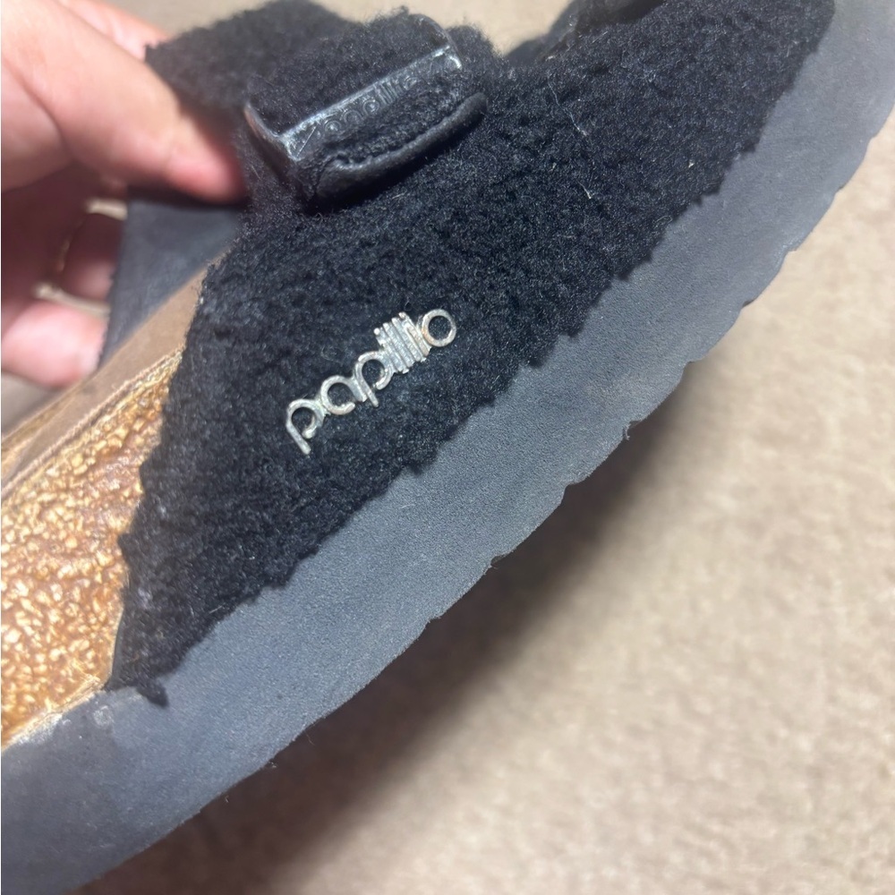 Birkenstock Papilio sherpa sandals women’s size 36/6 - Picture 4 of 4